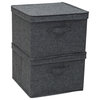 Square KD Storage Box With Lid