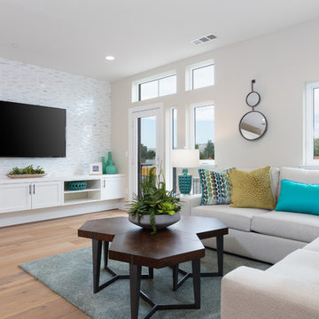 SummerHill Homes Living Rooms: Locale @ State Street Rowhome Residence 3
