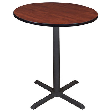 Cain 36" Round Cafe Table, Cherry