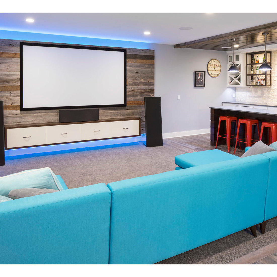 Basement Made for Entertaining - Chaska, MN