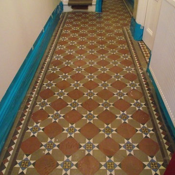Victorian Hallway Tiles Cleaned and Sealed in Bideford