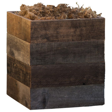 Reclaimed Wooden Patio Planter, Medium