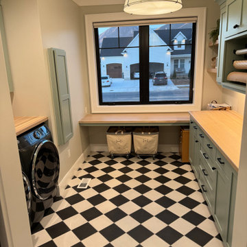 Modern Craftsman Laundry
