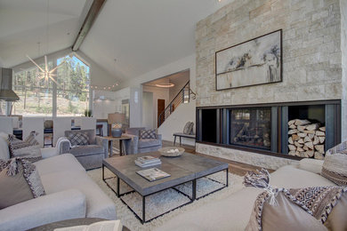 Living room - modern living room idea in Other