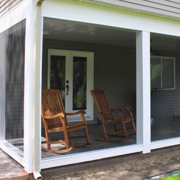 Screened Porch Addition & Composite Deck — Outdoor Living Space