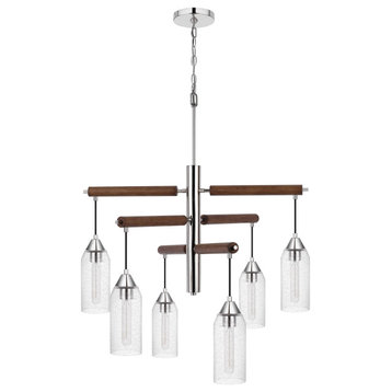 Massillon Rubber Wood Chandelier