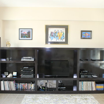 Espresso Built In Media Entertainment Center