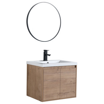 24" Sink Vanity With KD Package Plywood, Gel-Coat Top, No Faucet