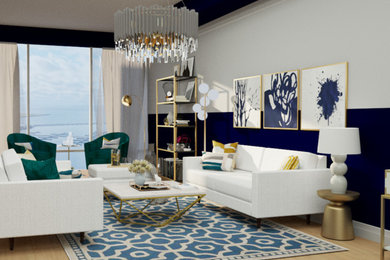 Inspiration for a contemporary home design remodel