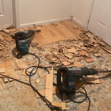 Installation: Hardwood floors & steps