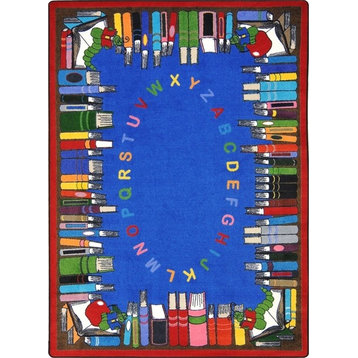 Kid Essentials Rug, Read and Learn, 5'4"x7'8"