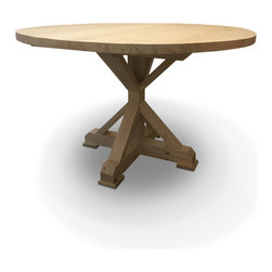 BAKERS ISLAND ROUND FARM TABLE - Dining Tables