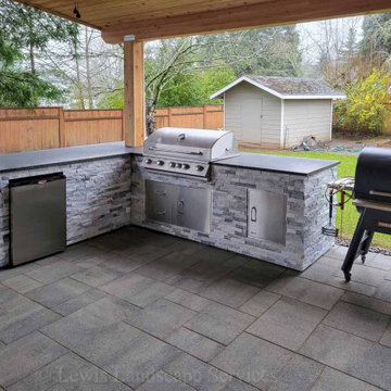 Hofrichter Patio, Covered Structure, Outdoor Kitchen & Fire Table Hillsboro 2022