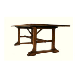 RL Goins Namey Trestle Table - Dining Tables