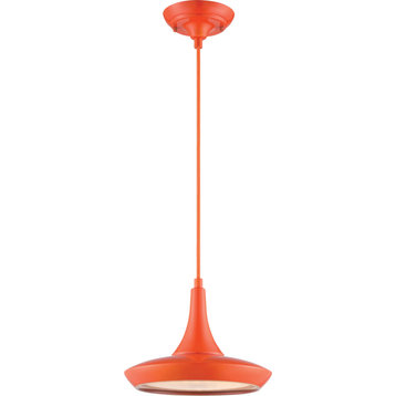 Nuvo Lighting 62/446 1 Light 10-1/2"W Integrated LED Pendant - Orange