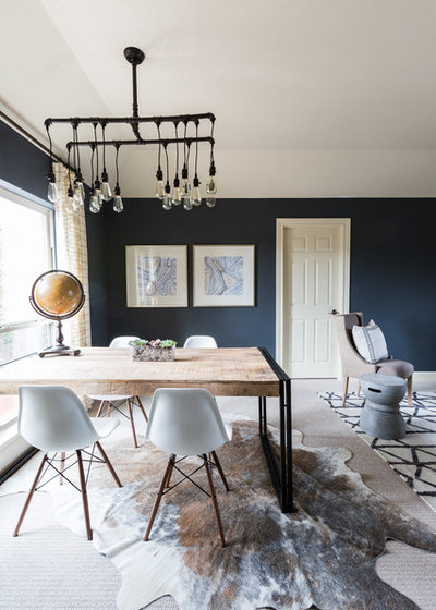 Transitional Dining Room by Marie Flanigan Interiors