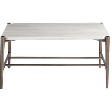 Curated Oslo Cocktail Table - Carrera White