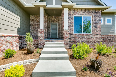 Inspiration for an eclectic exterior home remodel in Wichita