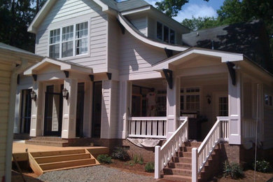 Traditional exterior home idea in Charlotte