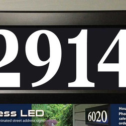 Address LED - illuminated house numbers - House Numbers