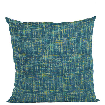 Sapphire New Planet Cut Velvet Luxury Throw Pillow, Double sided 16"x16"