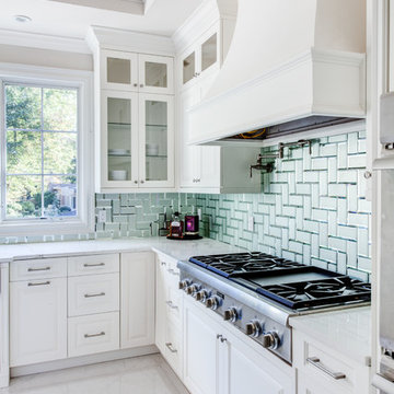 Stylish White Traditional Kitchen