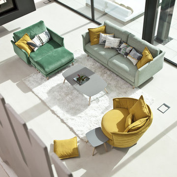 Helsinki Modern Lounge Sofa by Famaliving California