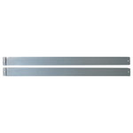 Studio Designs - Light Pad Support Bars, Set of 2, Silver - Need to use a light pad for your drawing or drafting The Light Pad Metal Support Bars in Silver attach to the back of Studio Designs' glass top tables, suspending the light pad underneath, securing placement, and preventing scratching. For use with any 6'' x 9'' or 9'' x 12'' light pads. Includes set of self-tapping screws. Designed for used with Studio Designs' Futura Craft Station in Silver/Blue Glass #10050, Vision Craft Station #10053, Vision 2-Piece Craft Center #10055, Folding Craft Station in Silver/Blue Glass #13220 and Futura Craft Station with Folding Shelf #10095. Also compatible with Futura Craft Station in Black/Clear Glass #10072