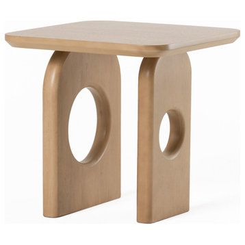 Nova Domus Oshana Modern White Oak End Table