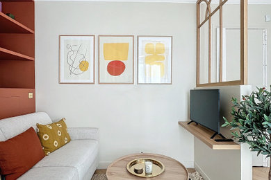 Exemple d'un salon tendance.