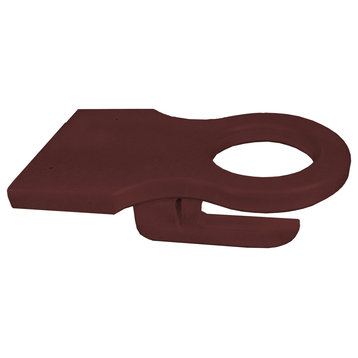 Poly Cup Holder, Cherrywood