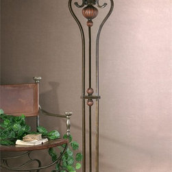 Andra, Torchier Floor Lamp | Uttermost - Floor Lamps