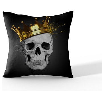Cortesi Home Royal Skull' by Nicklas Gustafsson, Pillow