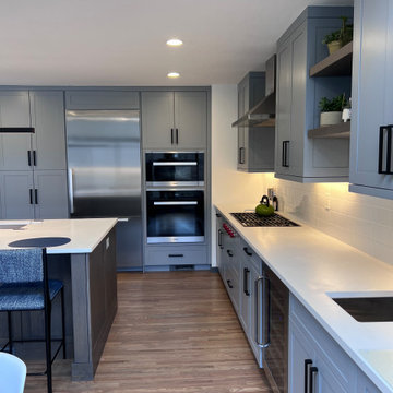 Gray Kitchen Design Sherman, CT