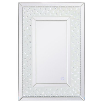 Rudy 20"x30" LED Crystal Mirror