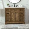 42" Single Bathroom Vanity, Driftwood, Vf15042Dw