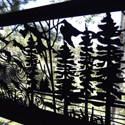 Evergreen CO Home Deck remodeling product w/Artistic Railing by NatureRails - Home Improvement