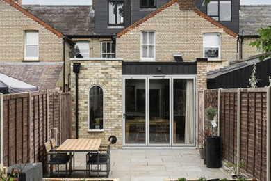 This is an example of a mediterranean house exterior in Hertfordshire.