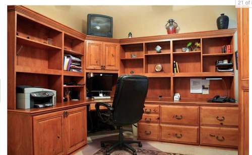 How To Remove Custom Home Office Cabinet Drawer And Desk Unit