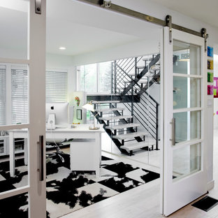 Sleek Office Barn Doors