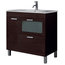 AMK 800 Bathroom Vanity Unit, 80x45 cm, Wenge