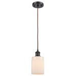 Innovations Lighting - Hadley 1-Light Mini Pendant, Oil Rubbed Bronze, Matte White - A truly dynamic fixture, the Ballston fits seamlessly amidst most decor styles. Its sleek design and vast offering of finishes and shade options makes the Ballston an easy choice for all homes.