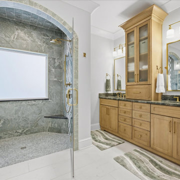 Contemporary Kitchen & Primary Bathroom Remodel Wilmington, NC