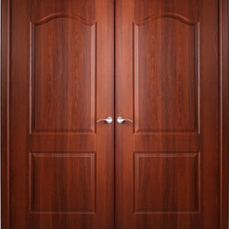 Prefinished Interior Double Door Italian Nutwood Veneer - Interior Doors