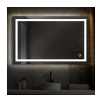Fogless, Color Temperature Adjustable LED Mirror, 48"x30"