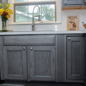 Gray Farmhouse Kitchen Renovation