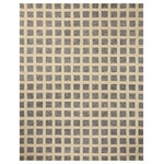 StyleCraft - Rafa Hand Tufted Wool and Jute Rug Charcoal 9'x13' - Elevate your interior with the Rafa Hand Tufted Wool and Jute Rug. This piece is a manifestation of the glam meets modern style, fit for both living room and office spaces. Handcrafted to perfection with a squares pattern and an intriguing mosaic grid, this rug adds depth and texture to your space. Not only does it function as a soft landing for feet in the bedroom, but it also doubles as a stunning visual piece that gives your interiors an upgraded feel.