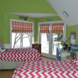Roman Shades Girls Bedroom - Crownsville, MD - Products