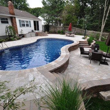 Backyard Designed and Built by Gappsi in Smithtown NY