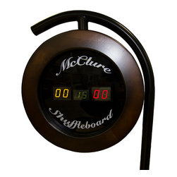 Round Small J-Bar Maple Score Unit - Game Table Accessories